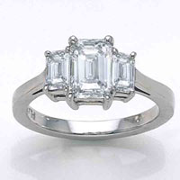 Style# 1074 Emerald Cut w/ Emerald Cuts